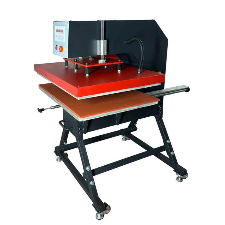 Singe Station Big Size 60x80 Heat Press Pneumatic Cylinder Heat Transfer Machine
