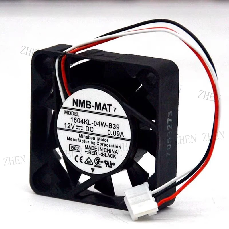 S NEW for NMB 1604KL-04W-B39 12V 0.09A 3-Wire cooling fan#QW