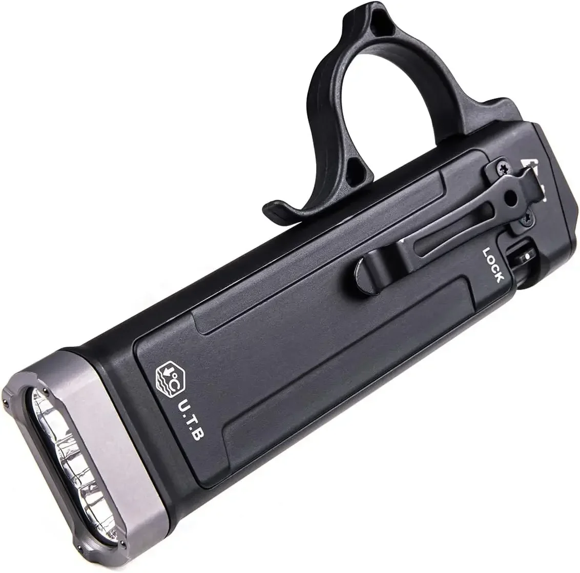 NEXTORCH TA70 EDC Tactical Flashlight,Flat Flashlight Rechargeable,3500 Lumens Tactical/Duty Dual-Switch LED Slim