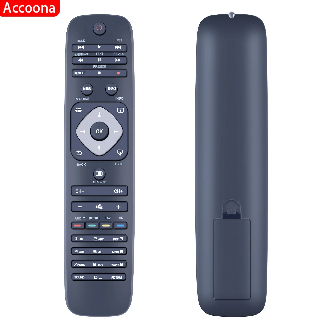 remote control for PHILIPS 996596004544 32PHS4001/12 32PHT4001 32PHT4001/12 32PHT4001/60 42PFT4001/60 43PFT4001/60 LED LCD TV image 6