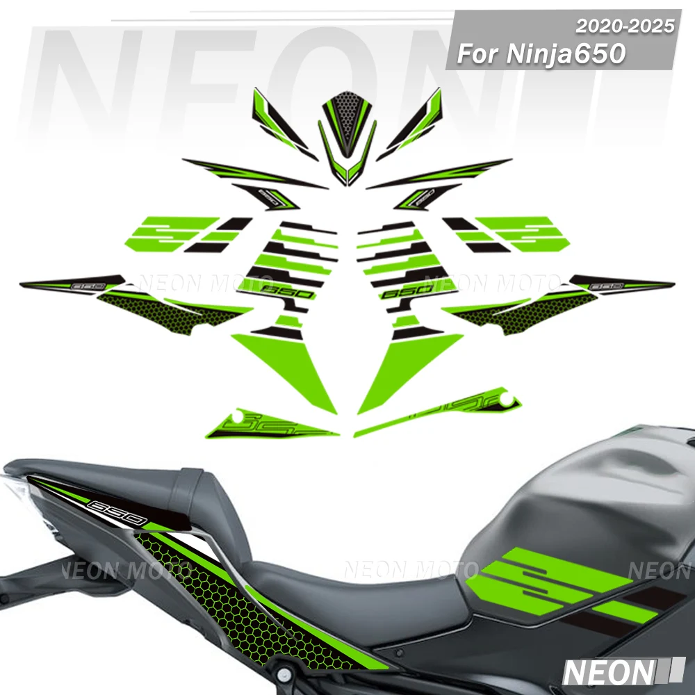 

For NINJA650 Ninja650 Ninja 650 Motorcycle Fairing Shell Full Vehicle Sticker Full car stickers All Kit 2020 - 2025