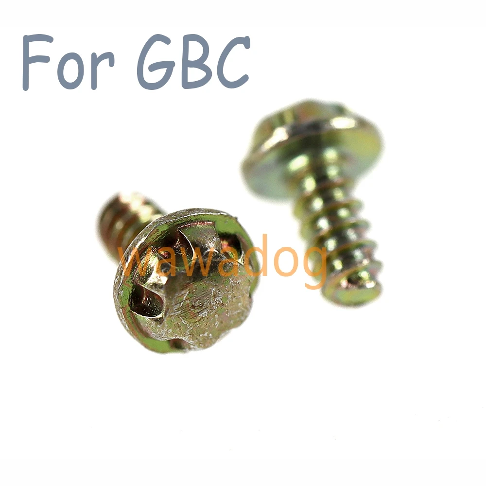 50pcs Game Card Housing Box Case Screws 3.8mm Replacement For GBC Cartridge Shell For Gameboy Color Screws