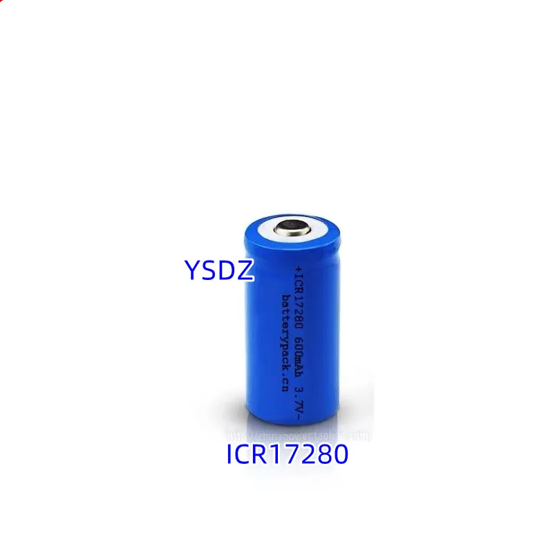 NEW 2pcs/lot ICR17280 600mAh 3.7V Rechargeable Lithium Battery Accessories