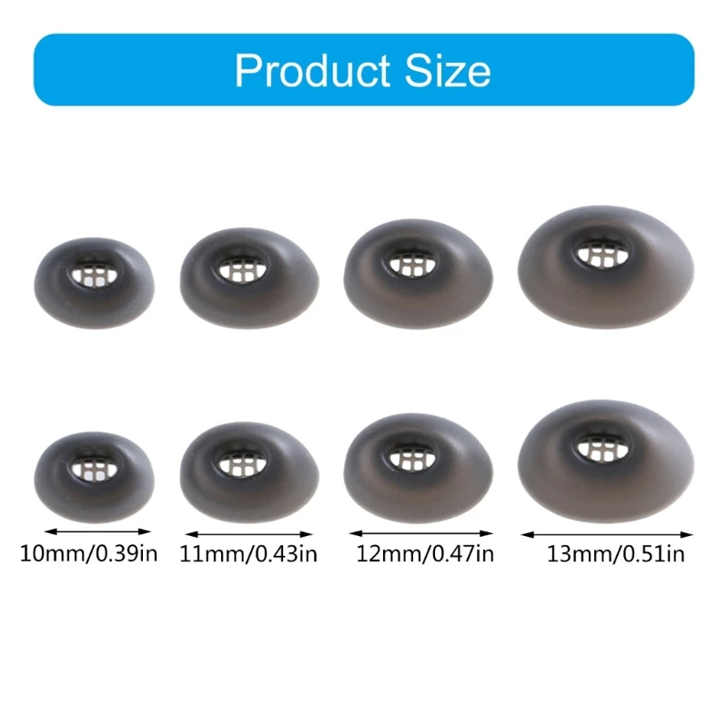 Silicone Replacement Ear Tips Earplugs For In Ear Earbuds for Superior Auditory Sound 1Set Eartips Drop shipping
