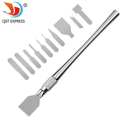 1 Set CPU Prying Knife Disassembly Blades Pry Opening Tool Metal Crowbar Kit For Repairing Phone Computer IC Chip BGA Hand Tools