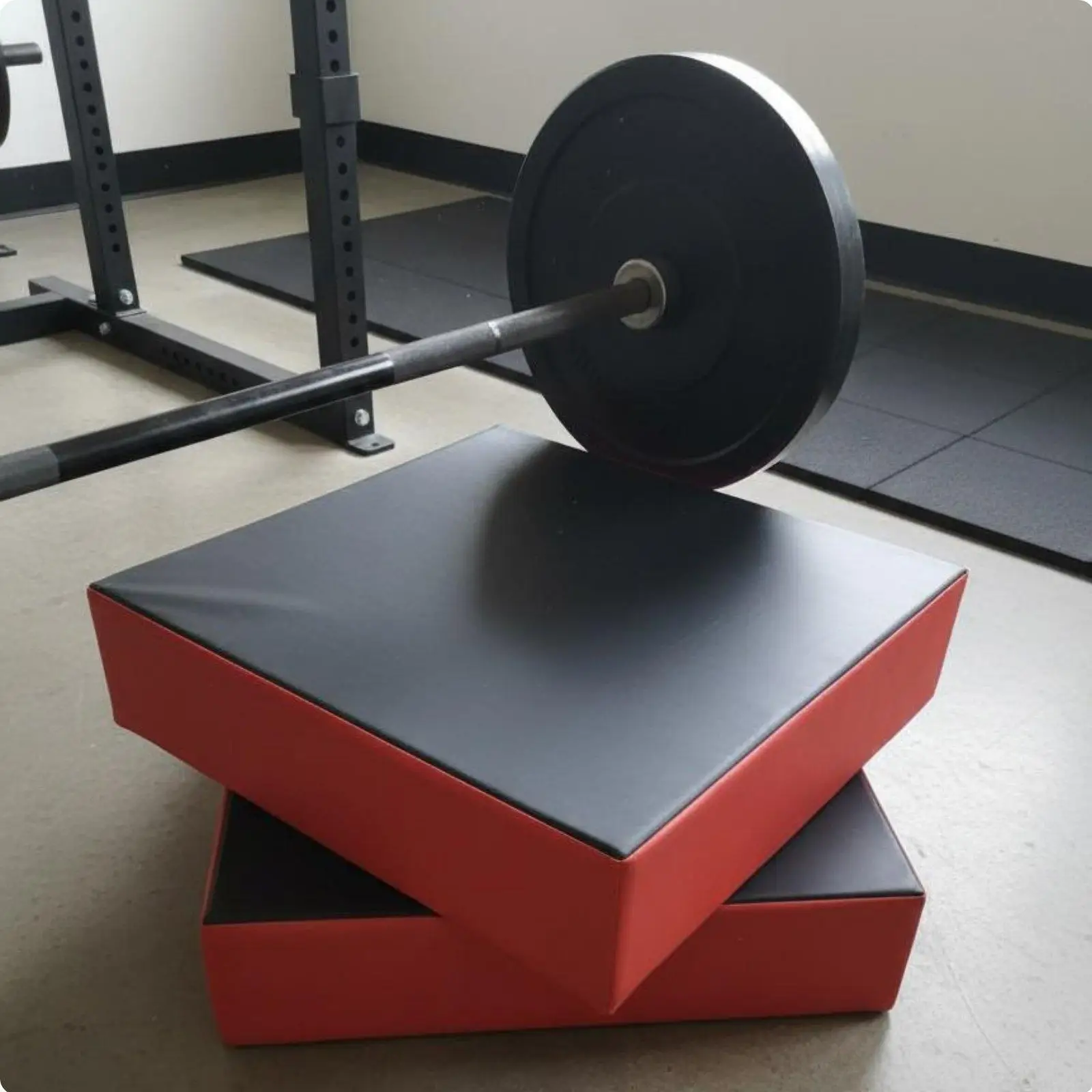 2 Pieces Barbell Drop Pad Noise Reducing Weightlifting Landing Pad Floor Protection Weightlifting Drop Pad for Weightlifters,