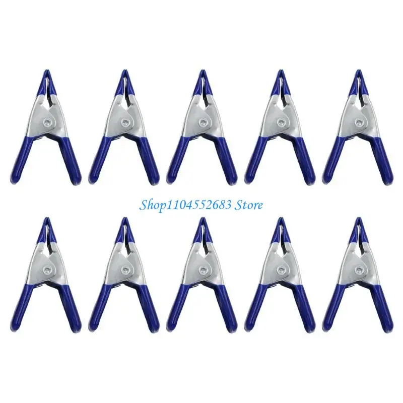 

Y6GD 10Pieces Metal A-shaped Clip 2 Inch Spring Clamps Woodworking Grip Powerful Tool