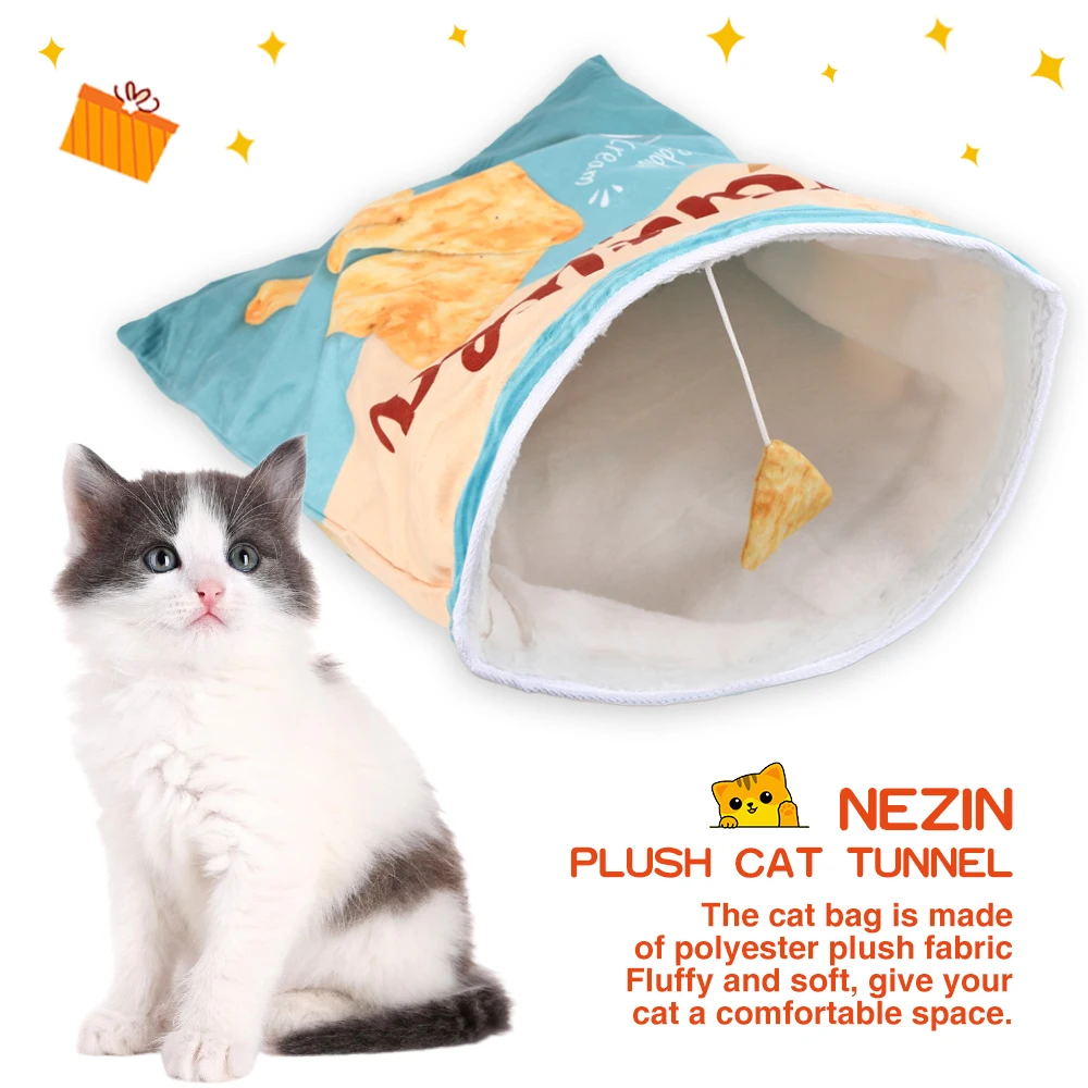 6 Halloween Gourmet Muster Designs Katzen tunnel Spielzeug, Katze Geburtstags geschenk, zusammen klappbare interaktive Katze Drill Bag Haustier Spielzeug – Detail 8