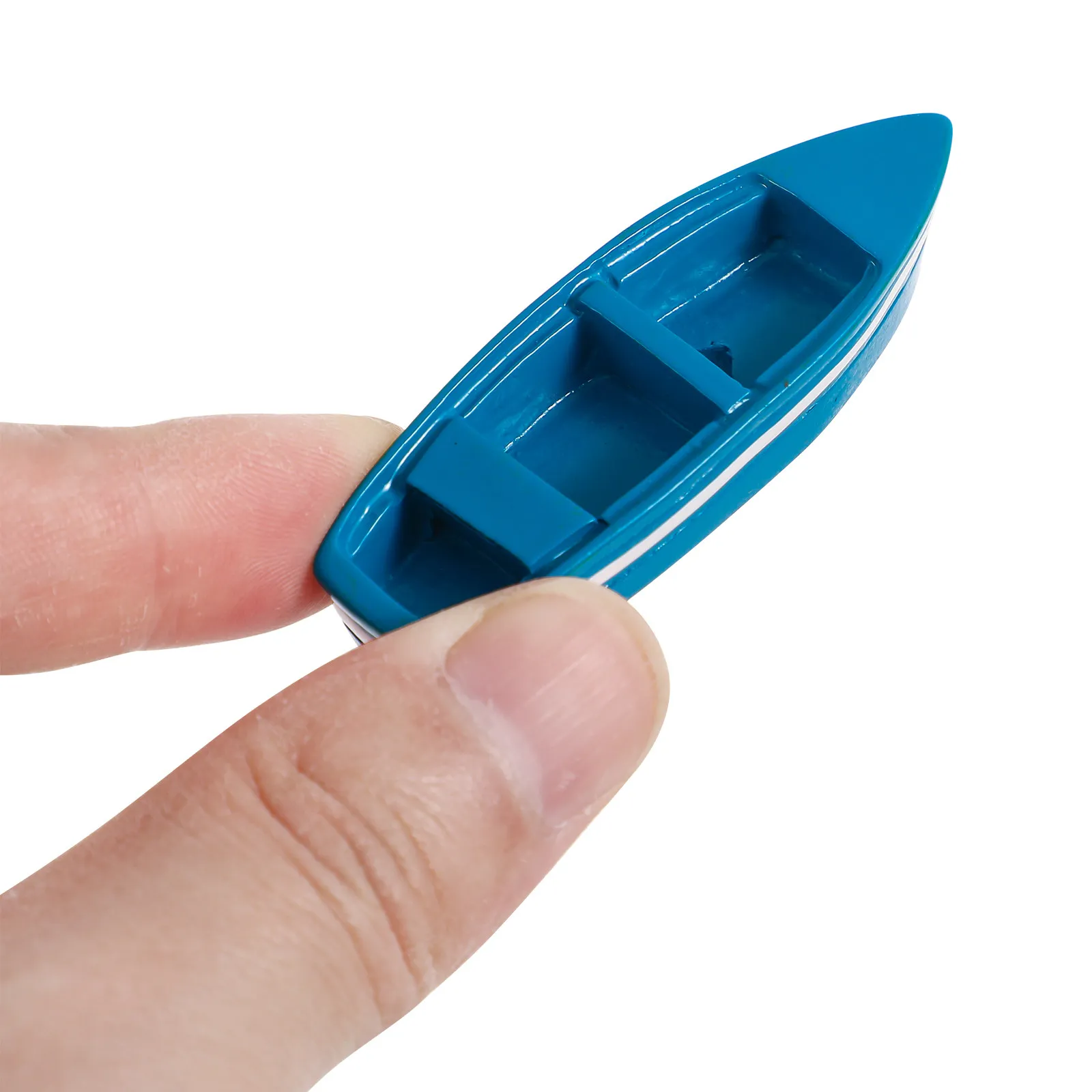 

6Set Resin Boat Decoration Mini Cartoon Sailboat Paddles for Table Car Office Micro Landscape Simulation Ocean Beach Scene