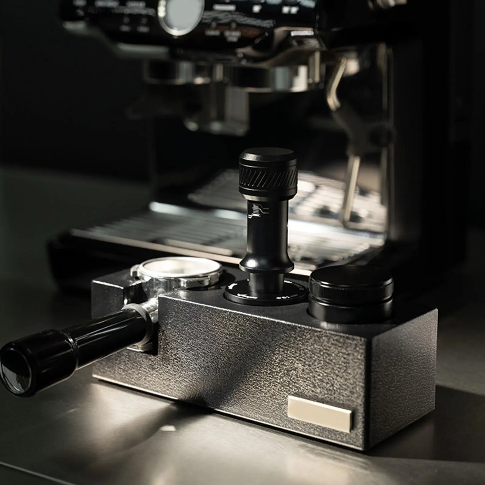 Nivelador portátil de base plana y roscada para manipulación de café, universal, 20-35 libras