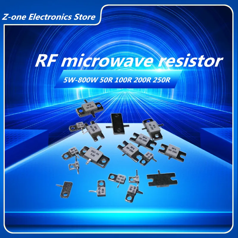 RF microwave resistor 5W 10W 20W 50W 100W 150W 250W DC 3GHz 400W 800W 100R 50R 200R 250 Ω