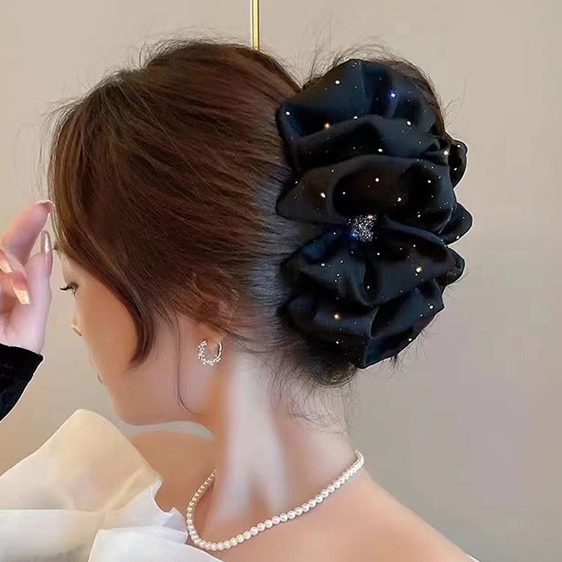 Exquisite Shiny Large Hairpin Temperament Elegant Hair Claw For Women Girls Princess Headdress Fashion Hair Accessories Gifts