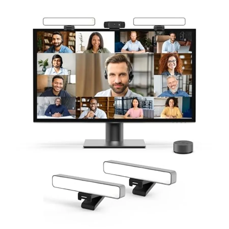 

【New model】Premium Video Conference Lighting for Video Calls HighBeam Pro Light for Zoom Meetings and Streaming Upgrade Monitor