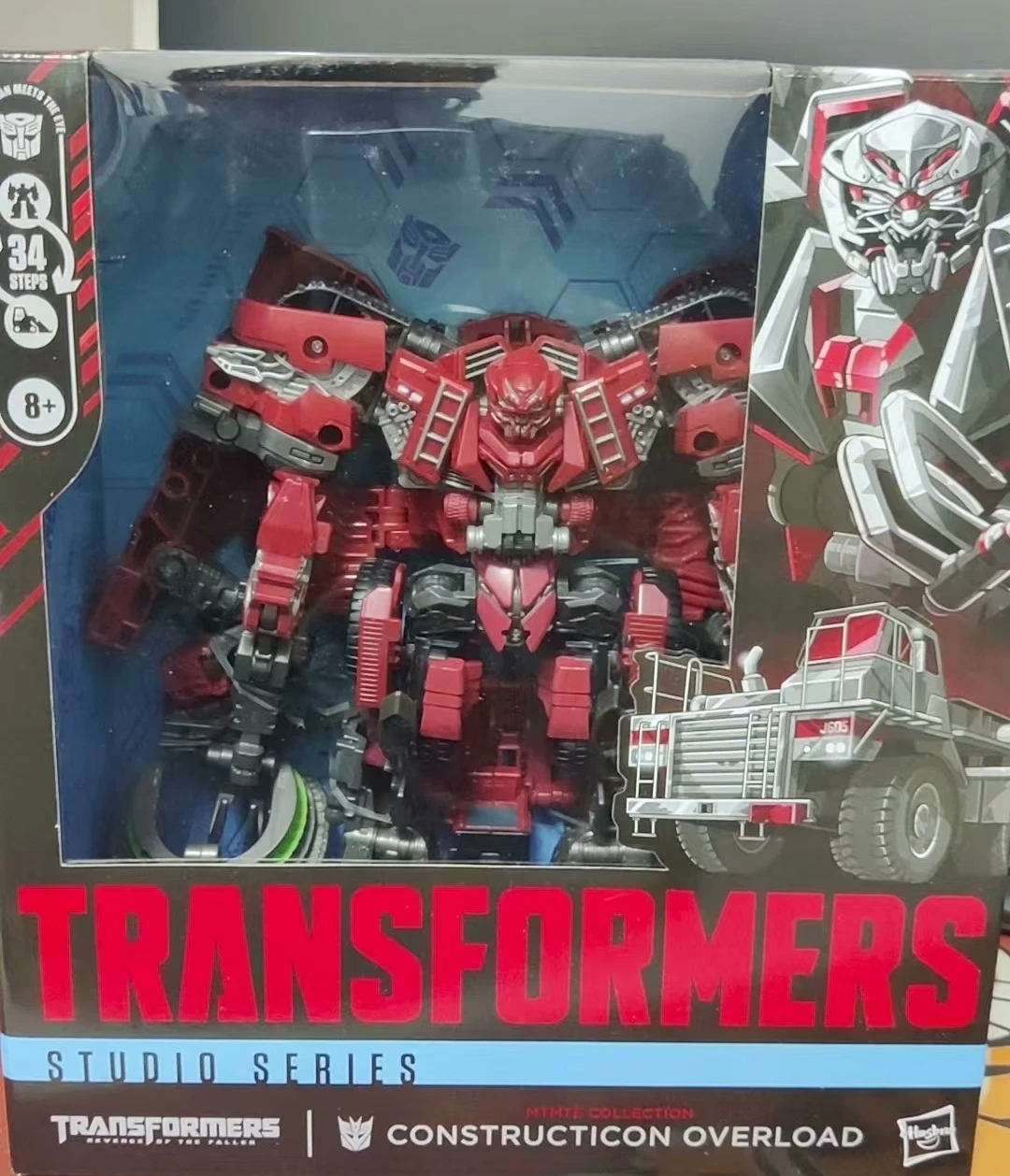 Hasbro Transformers Studio Series Constructicon Overload Figurka Anime Zabawki Kolekcjonerskie Model Modelarstwo Hobby Prezent