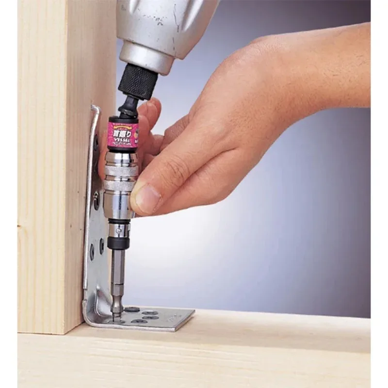 حامل لقم طويل ياباني من VESSEL EXJ150/EXJ300/WBJ100 - ساق سداسية 6.35 مم، متوازن، لتطبيقات القيادة والحاجز