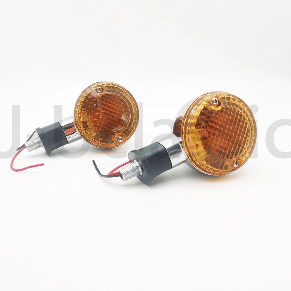 2Pcs Motorcycle Front Rear Turn Signal Light Flasher Retro Indicator Lamp Blinker For Yamaha Bolt XV950 XV 950 R/C Spec 14-18