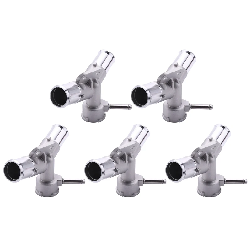 5X Aluminium Engine Radiator Filler Neck Coolant Thermostat Housing Water Pipe For Toyota Yaris Belta Vios Vitz