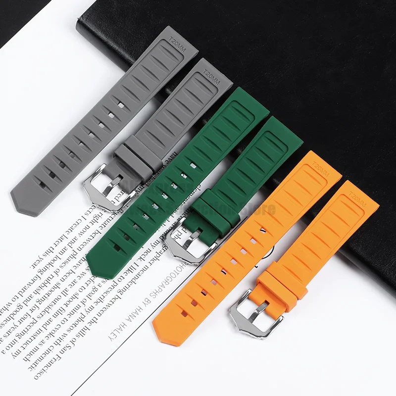 Silicone Rubber Watch Strap 12 14 16mm 18mm 19mm 20mm 21mm 22mm 24mm 26mm 28mm Sport Bracelet Soft Universal Watch Band