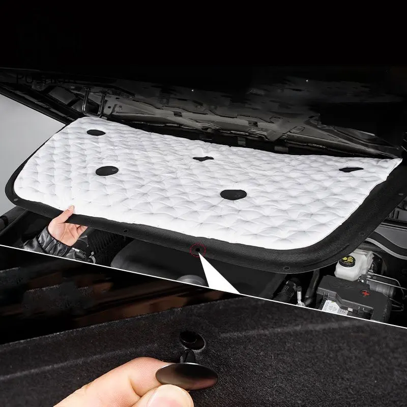 For HAVAL H9 2024 2025 2ND MKII Auto Engine Hood Sound Heat Insulation Cotton Soundproofing Cover Car Accessories