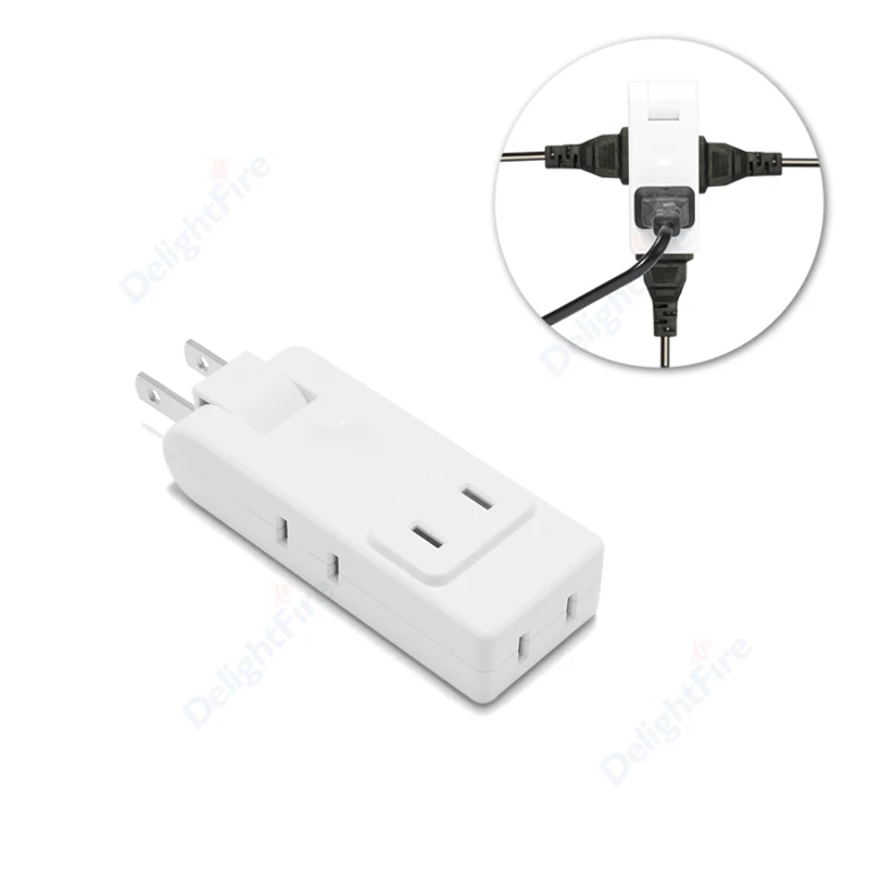 US Plug Aadapter 180 Degree Rotation Adjustable Canada Mexico America US Travel Aadapter 3 4 in 1 Portable Converter Sockets