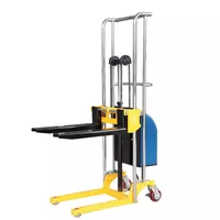 Portable manual stacker electro-hydraulic forklift mobile hoist simple loading and unloading vehicle