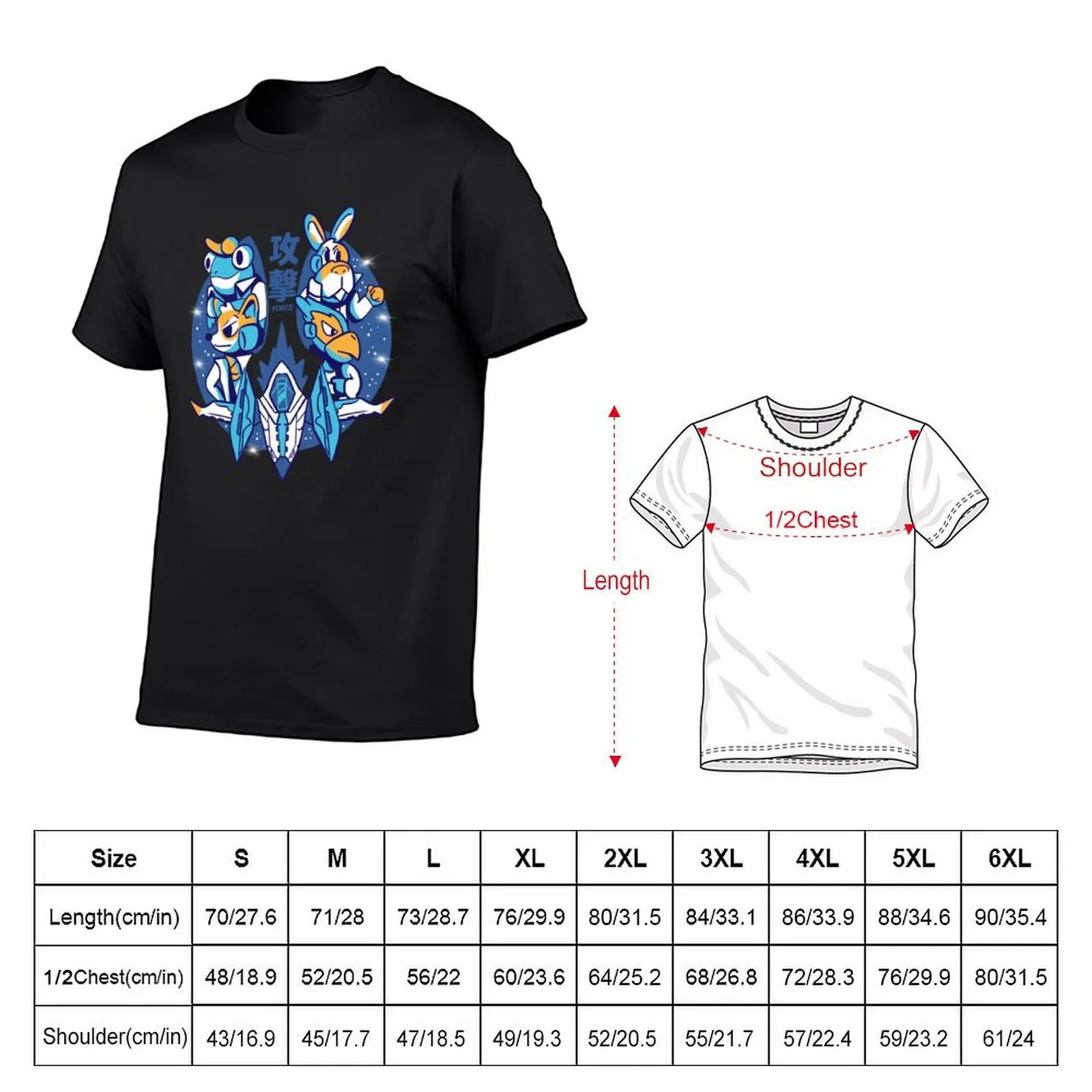 StarFox Artwork T-Shirt tees summer clothes plain white t shirts men image 5