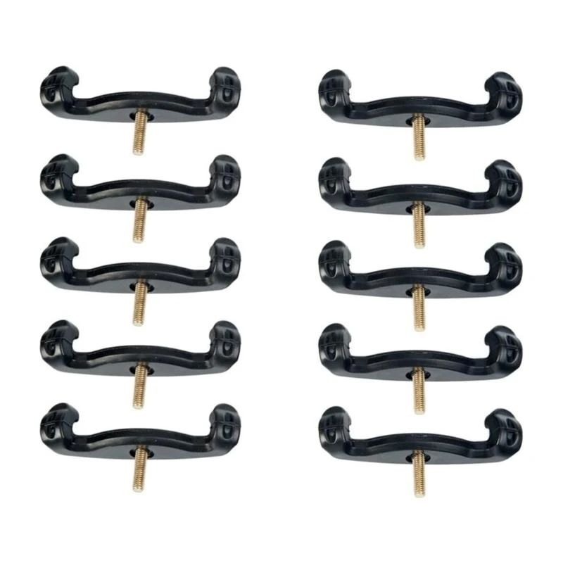 10Pcs Adjustable Shoulder Rest Replacement Long Feet Violin Accessories