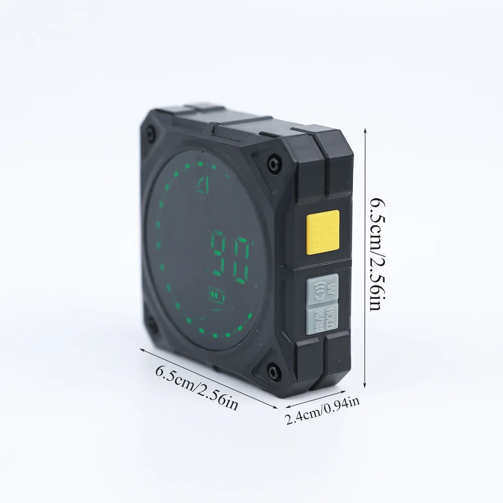 Utility DL52YJ LCD Digital Display Inclinator Box Four-Sided Magnetic 180° Digital Inclinometer Level Angle Gauge