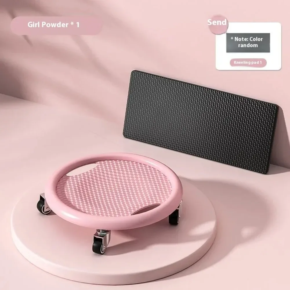 

Noiseless Abdominal Wheel Roller Safety Multifunctional Fitness Sliding Disc Exercise Wheels With Handle