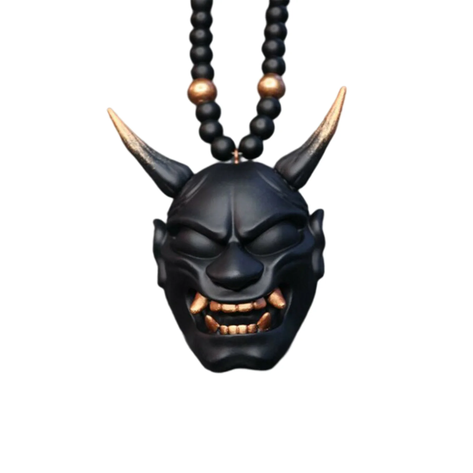 Devil Mask Resin Hanging Decorations Creative Personalized Hanging Ornament Gifts for Valentine New Year Festive