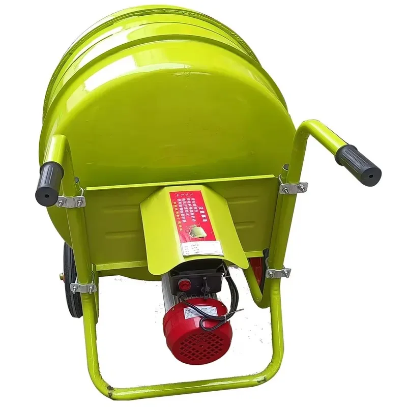Electric Cement Mortar Mixer Hand Pushed Concrete Mixer Essential for Construction Family Farm Use