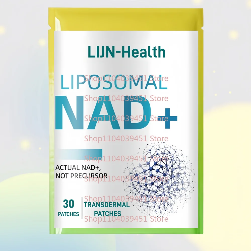 

30 Patches NAD Transdermal Patches with Liposomal Resveratrol,Quercetin for Energy, Focus & Healthy Aging Support