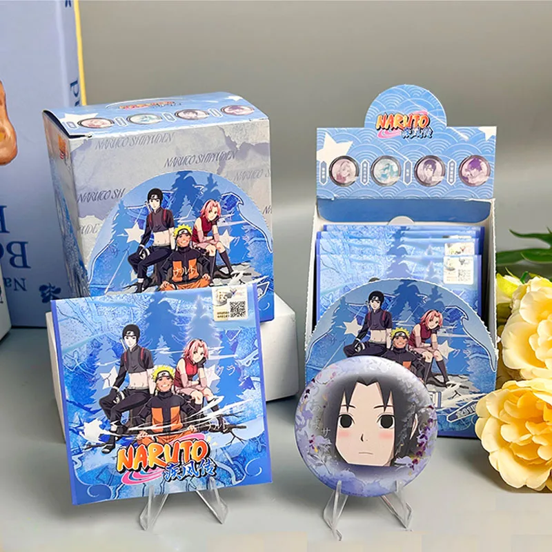 

NarutoShippūden Third Edition Uchiha Sasuke Uzumaki Naruto Hatake Kakashi Hyuga Hinata Anime Character Badges Accessories