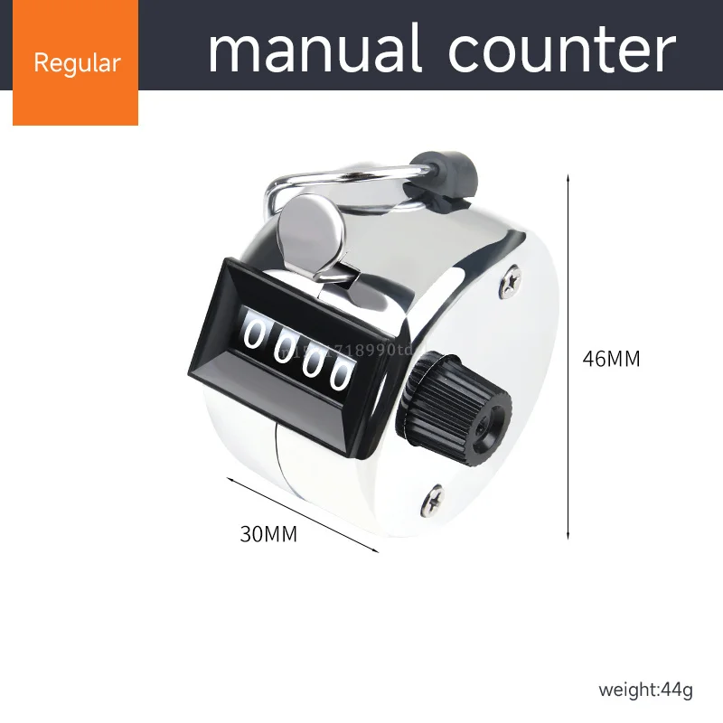 Metal Handheld Tally Counter 4-Digit Number Count Clicker Counter Hand Mechanical Counters Clickers Pitch Counter for Coaching