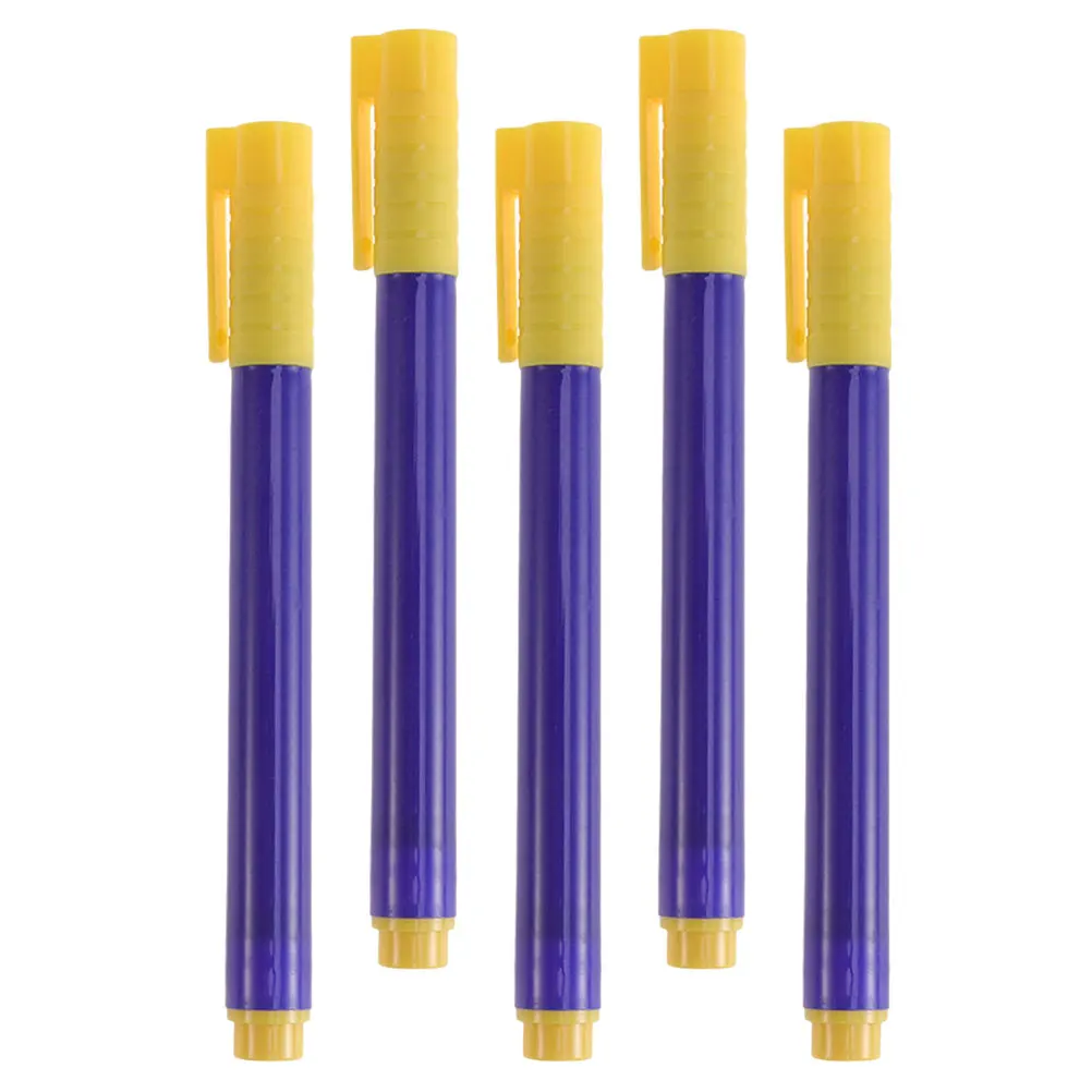 5 Pcs Counterfeit Money Water-based Pen Pp Plastic Bill Marker Checker