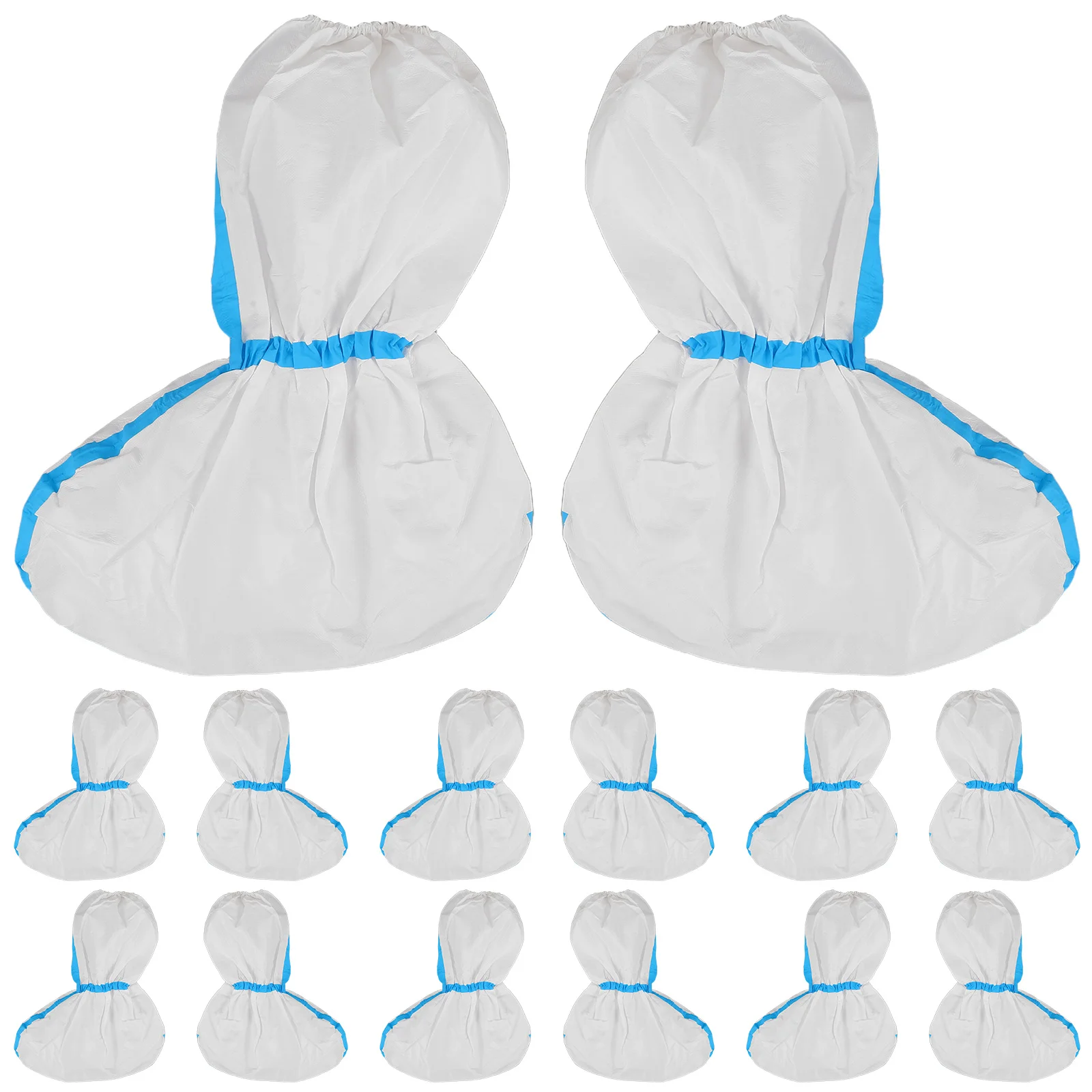 20 قطعة أغطية الحذاء المضاد للماء المتاح غير المنسوجة النسيج الجرموق للمطر الطين الثلوج حماية في الهواء الطلق استخدام داخلي المحمولة