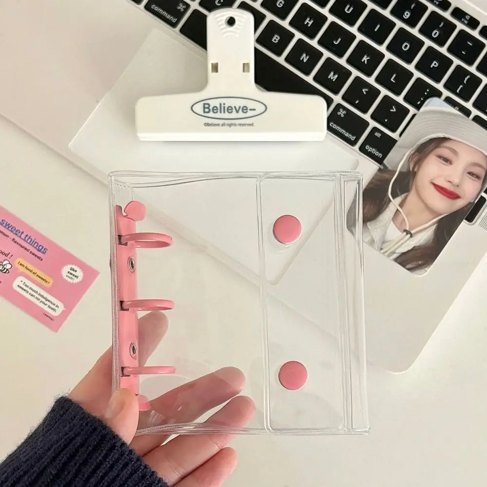 Double Button 3 Inch Photo Album Cover Mini a8 3 Inch Card Album Cover INS Style Universal Mini Picture Case Cover Travel