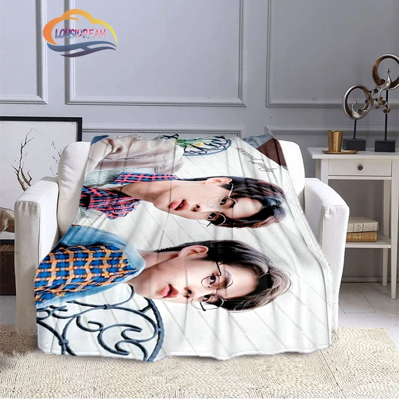 THAILAND F4 BRICHTWIN Series Pattern Flannel Blanket、Gorya Thyme Ren Gorya Wearable  TV program  meteor garden 