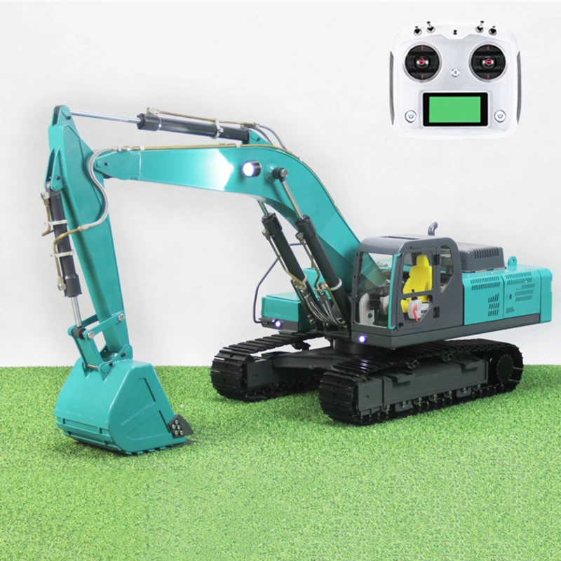 1/12 Metal RC Hydraulic Excavator Model Brushless Version RTR Remote Control Engineering Vehicle Model Toy