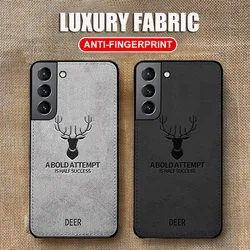 Deer Patterned Hard Case Capa para Samsung Galaxy S24, S23, S22 Ultra Plus, A54, A55, A35, A25, A15 Capa de telefone, S23FE