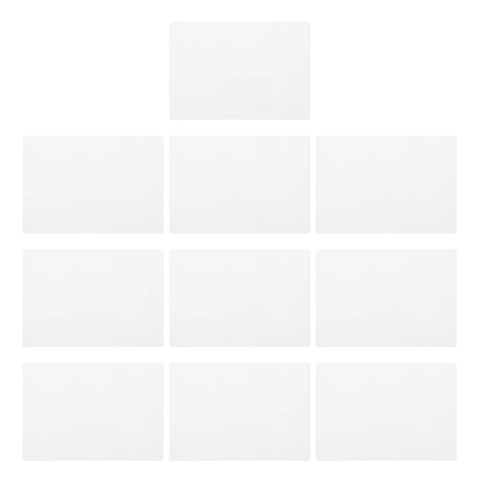 10 قطع من ألواح البيضاء المحمولة ذات المسح الجاف وقابلة للكتابة وقابلة لإعادة الاستخدام للمطاعم والسوبر ماركت للاستخدام التجاري #3