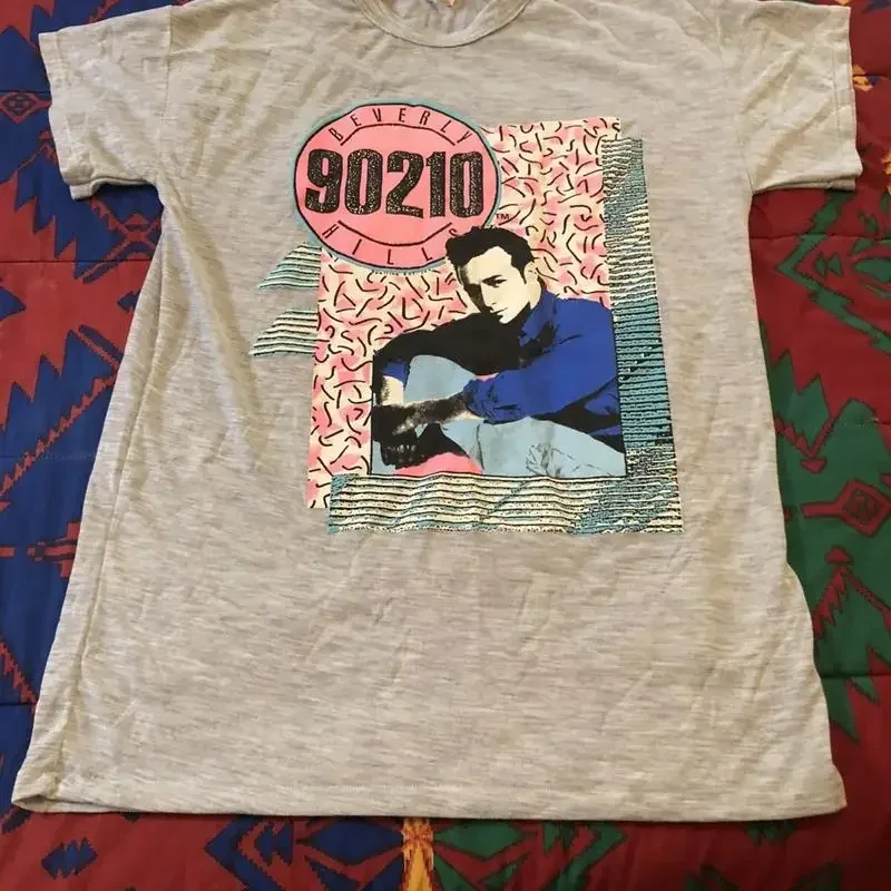 Vintage 80s Beverly Hills 90210 T Shirt One Size Dylan Luke Perry Soft