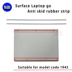 2pcs/New Original Microsoft Surface Laptop go rubber feet 1943 D Shell Antiskid Strip Laptop Antiskid Foot Pad 2013 Laptop go