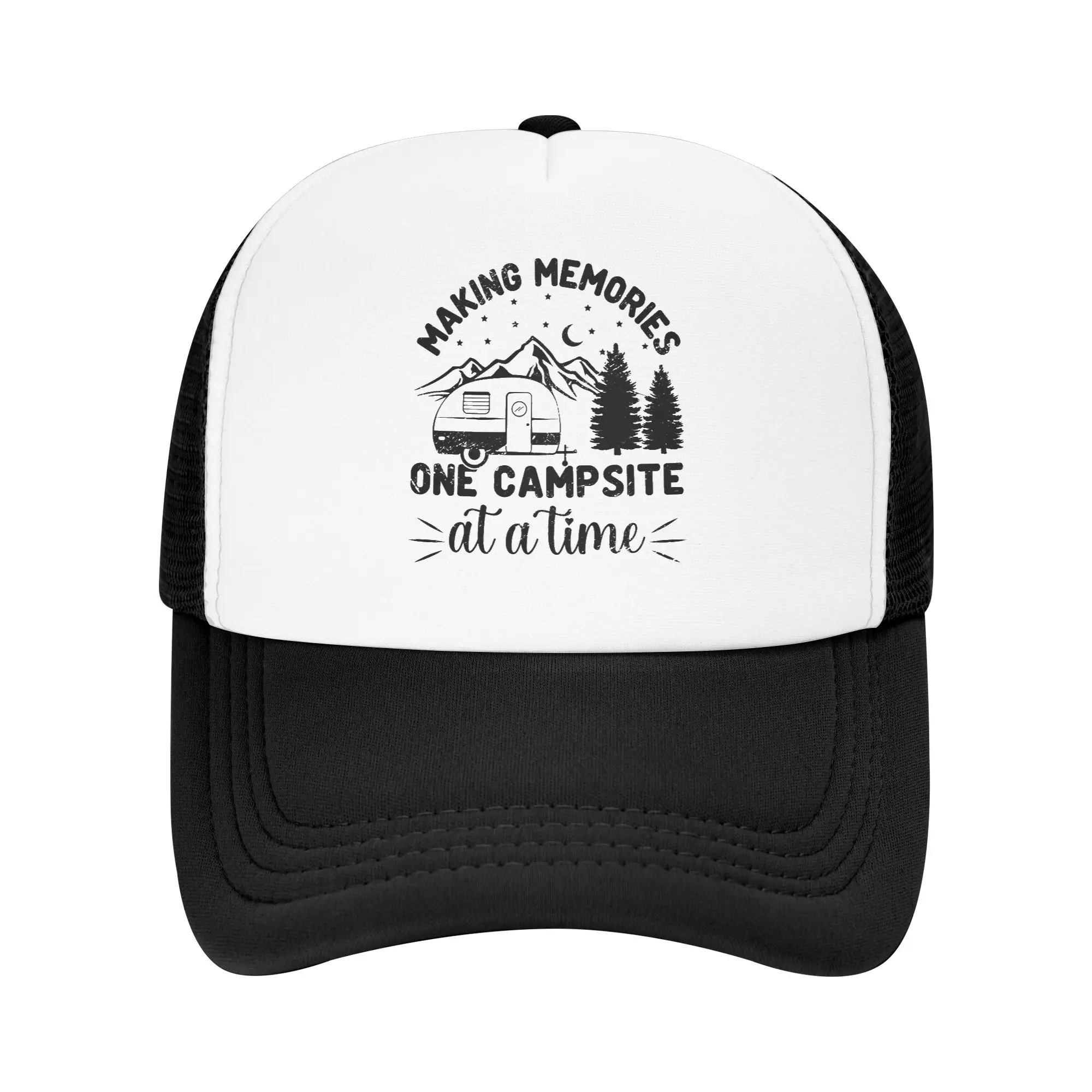 bone-trucker-unissex-punk-happy-camper-adventure-para-camping-bone-de-beisebol-ajustavel-para-adultos-esportivo-para-mulheres-e-homens