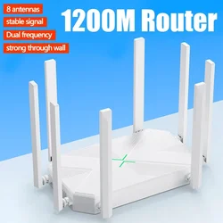 Wireless Router Booster Router Support AP Broadband WiFi Repeater Signal Amplifier for Home Office with Firewall 8 antennas