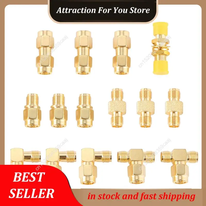 حار بيع 15 نوع RF هوائي طقم محوّل SMA موصل SMA ذكر أنثى محول ل واي فاي هوائي تمديد كابل نظارات Ante #3