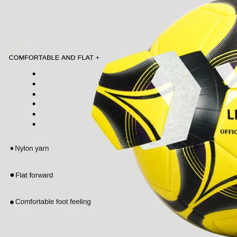Professional Competition Football Double Layer Explosion-proof Durable Teaching Ball Size 5 Soccer Training Equipment Accesorios