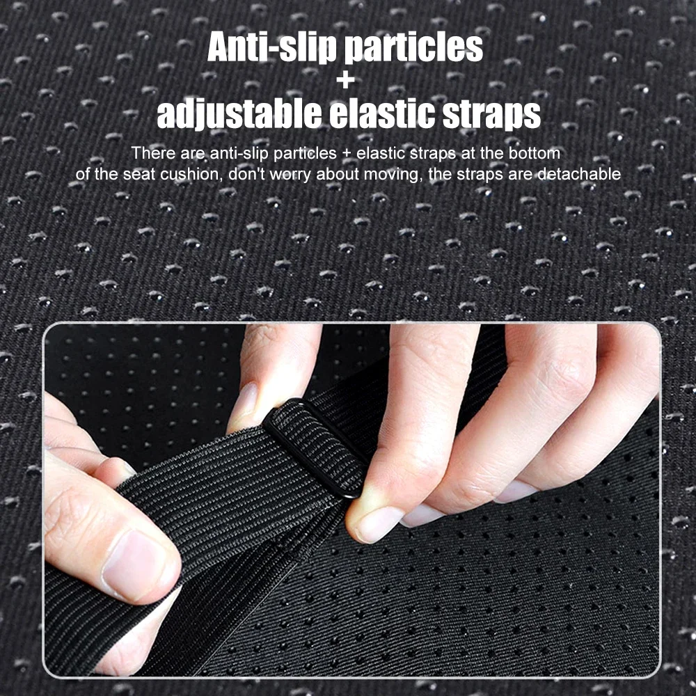 3D Air Nonslip Cushion for Office Car Seat Pressure-Relief Wheelchair Cushion for Sciatica Hemorrhoids Sufferer Pressure Relief