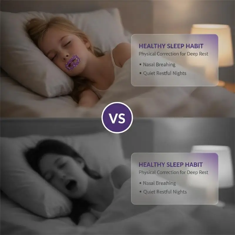 30 Pcs Anti Snoring Sleep Strips Breath Correct Mouth Tape for Kids Adults Daily Night Sleeping