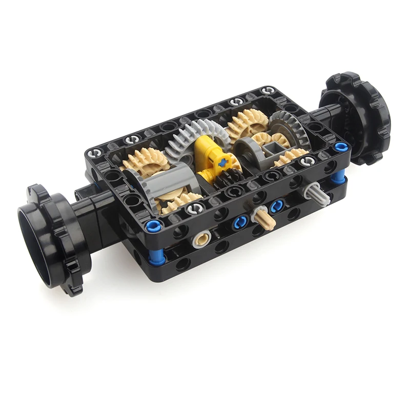 MOC-19788 Tank Remote Control Steering System Gear Differential  Building Block Puzzle Toys Educational Assembling Small Particl